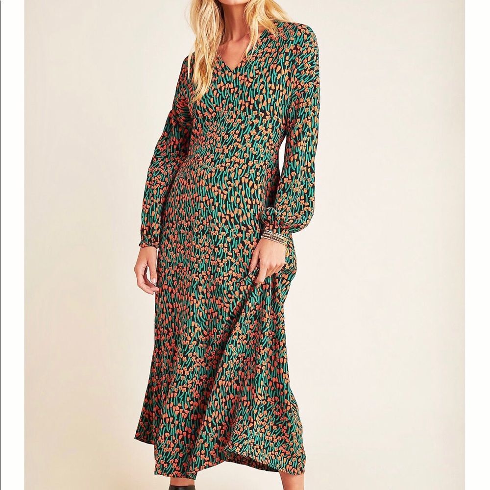 Marimekko Kieleke Tuulahdus Maxi Dress Size 34 (XS)